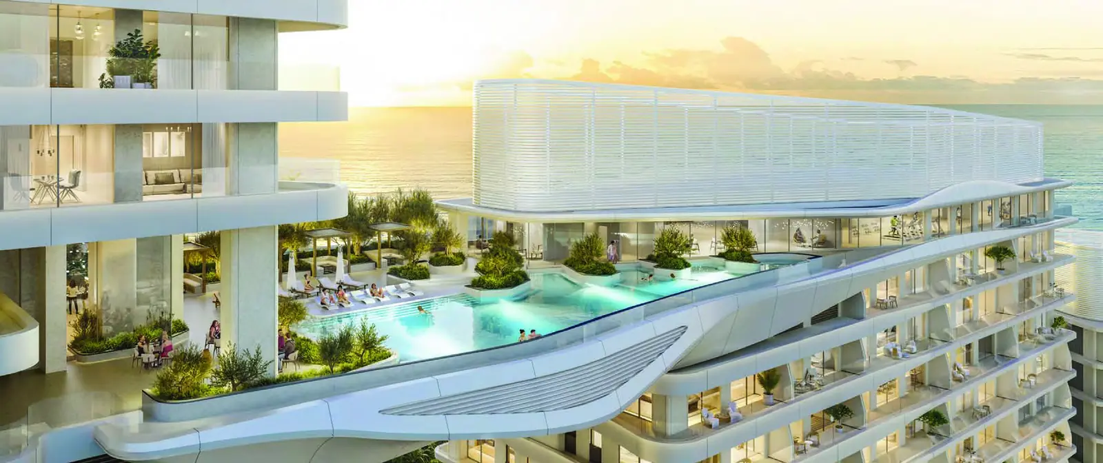 Adults Sky Pool, Terrace & Bar at Fairmont Residences Al Marjan Island